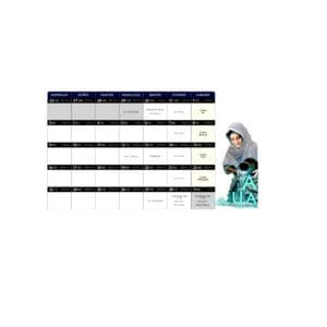 Calendario Mensual de Shevat
