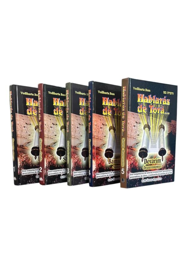 Set Hablarás de la Torá "BERESHIT, SHEMOT, VAIKRÁ, DEVARIM, BAMIDBAR"
