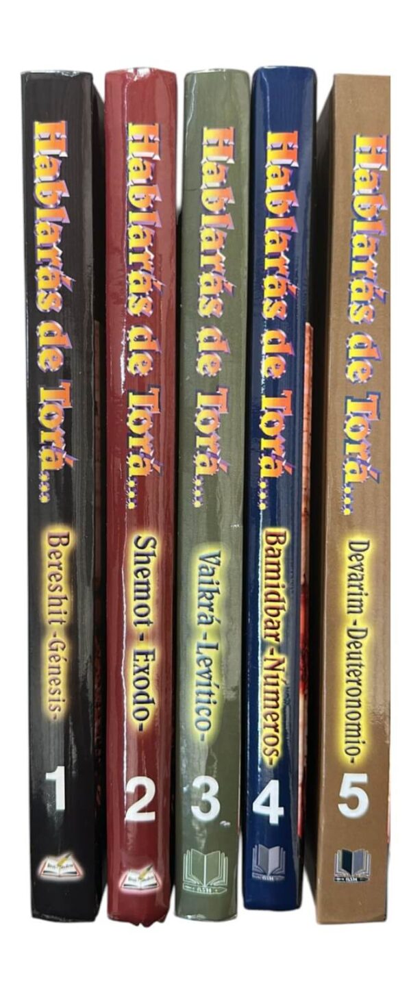 Set Hablarás de la Torá "BERESHIT, SHEMOT, VAIKRÁ, DEVARIM, BAMIDBAR" - Imagen 2