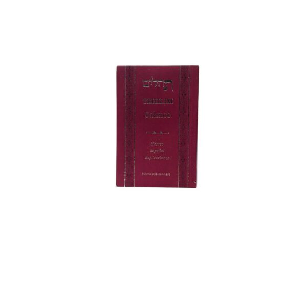 Tehilim rojo pocket