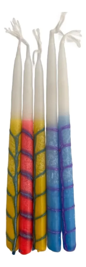 velas: candelas Para Januquila-de Colores - Imagen 4