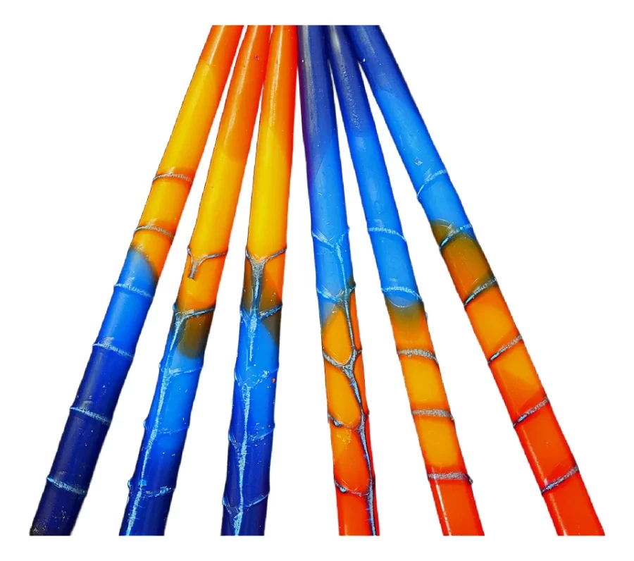 Velas: Candelas Para Januquila-de Colores - Imagen 3