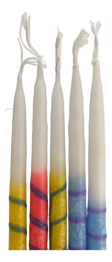 velas: candelas Para Januquila-de Colores - Imagen 3