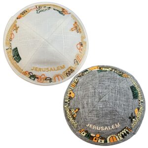 Kipa Jerusalem : Pack Kipot Judaismo