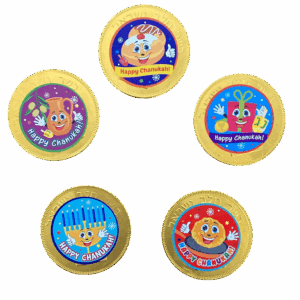 Moneda Gigante de Chocolate, Janucá: Pack 5
