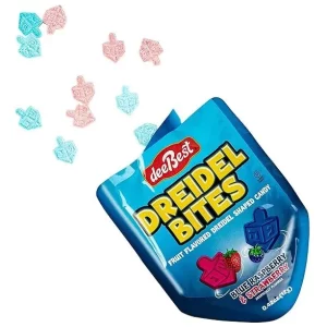 Dreidel Bites Dulce Kosher Fresa Y Frambuesa