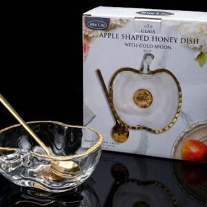 Plato Para Miel En Forma De Manzana : Rosh Hashanah