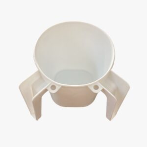 Natla Chica De Plastico Color Blanca: Natla Lavado De Manos