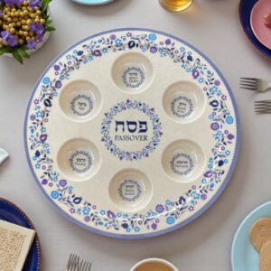 Plato De Melamina Para El Séder de Pesaj: Pesaj