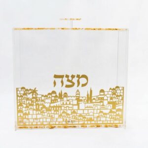 Caja De Plexiglas Tranparente Para Guardar El Matza: Pesaj