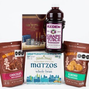 Set Para  Pesaj: Libro Hagada De Pesaj ,Macarrones Jugo Kedem y Yehuda Matzos