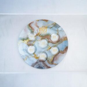 Plato de Séder para Pesaj Mármol Elegante