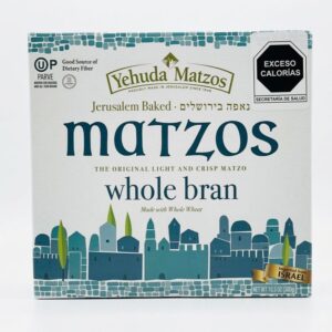 Yehuda Matzo (1Lb) 454g Para Pesaj, Pan Sin Levadura Tradicional Kosher: Pesaj Matza